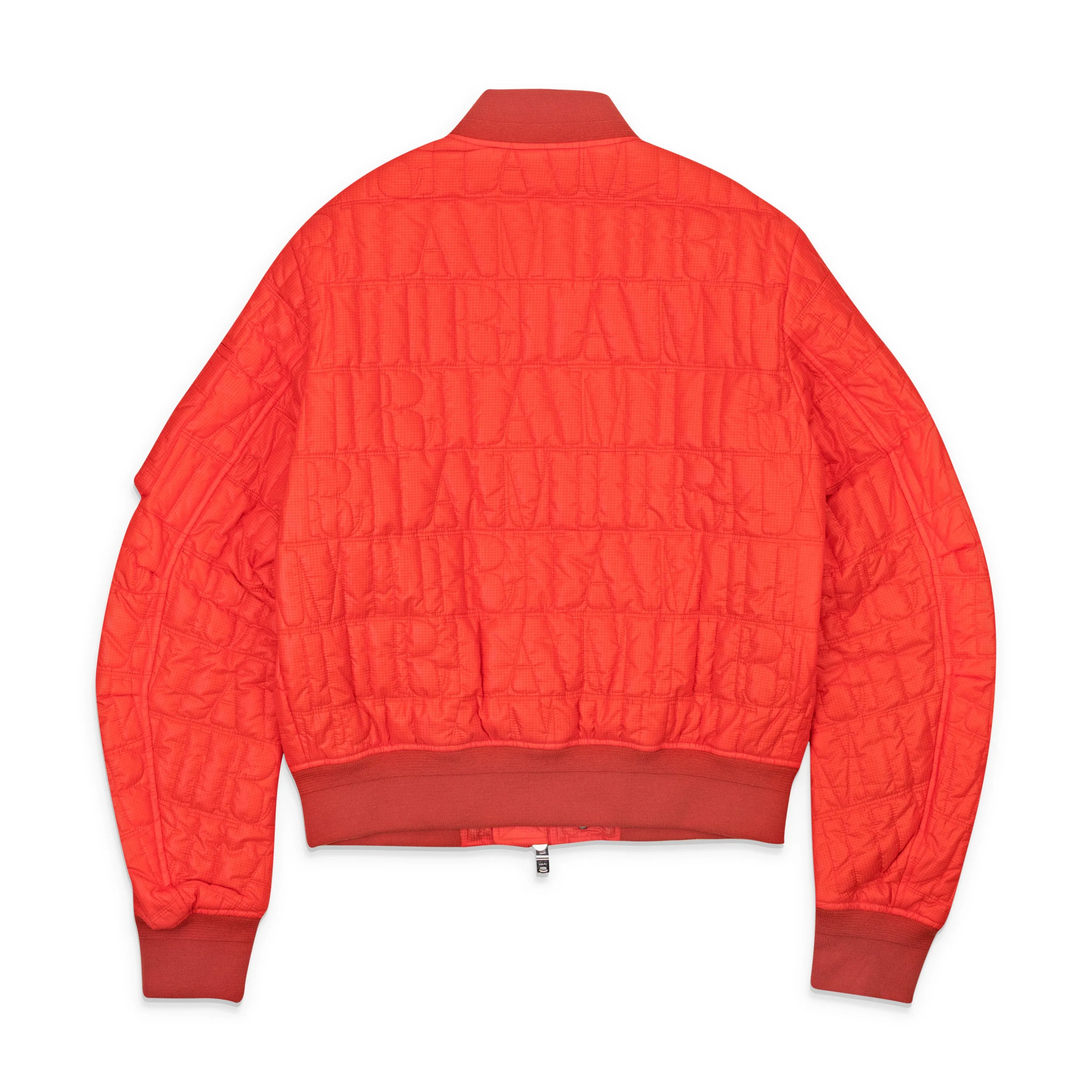 Amiri QUILTED LOGO BOMBER - Orange