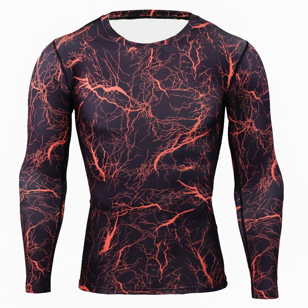 ARMY CAMOUFLAGE Compression Shirt for Men (Long Sleeve)