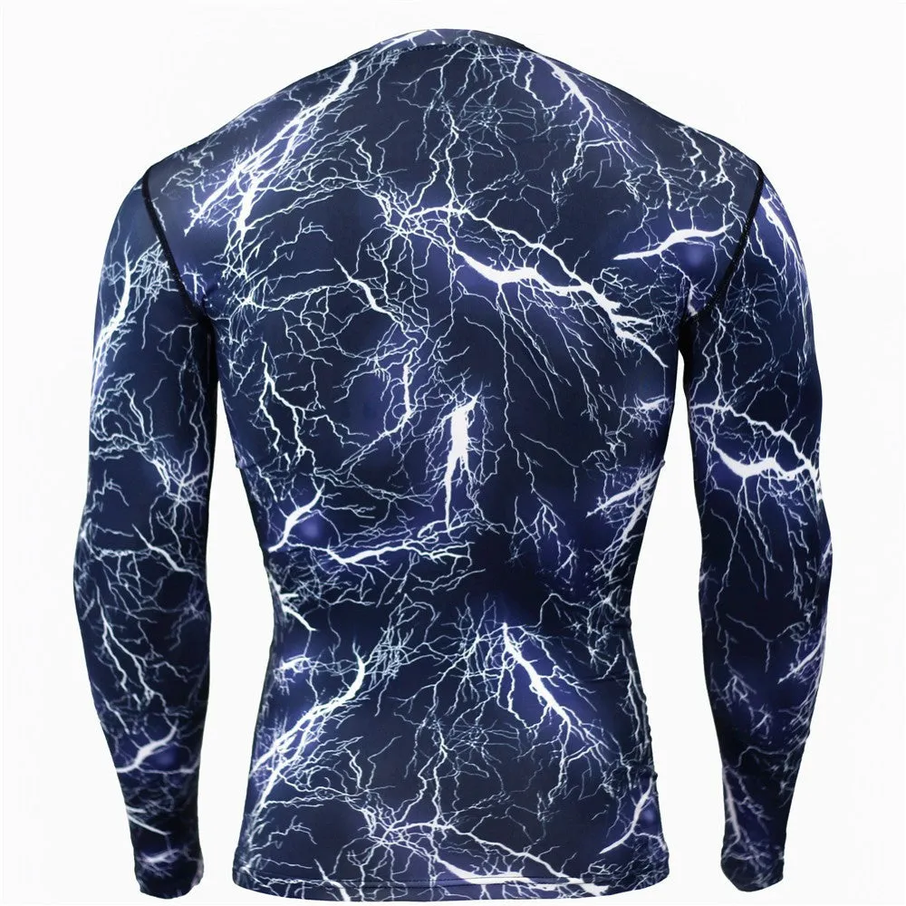 ARMY CAMOUFLAGE Compression Shirt for Men (Long Sleeve)
