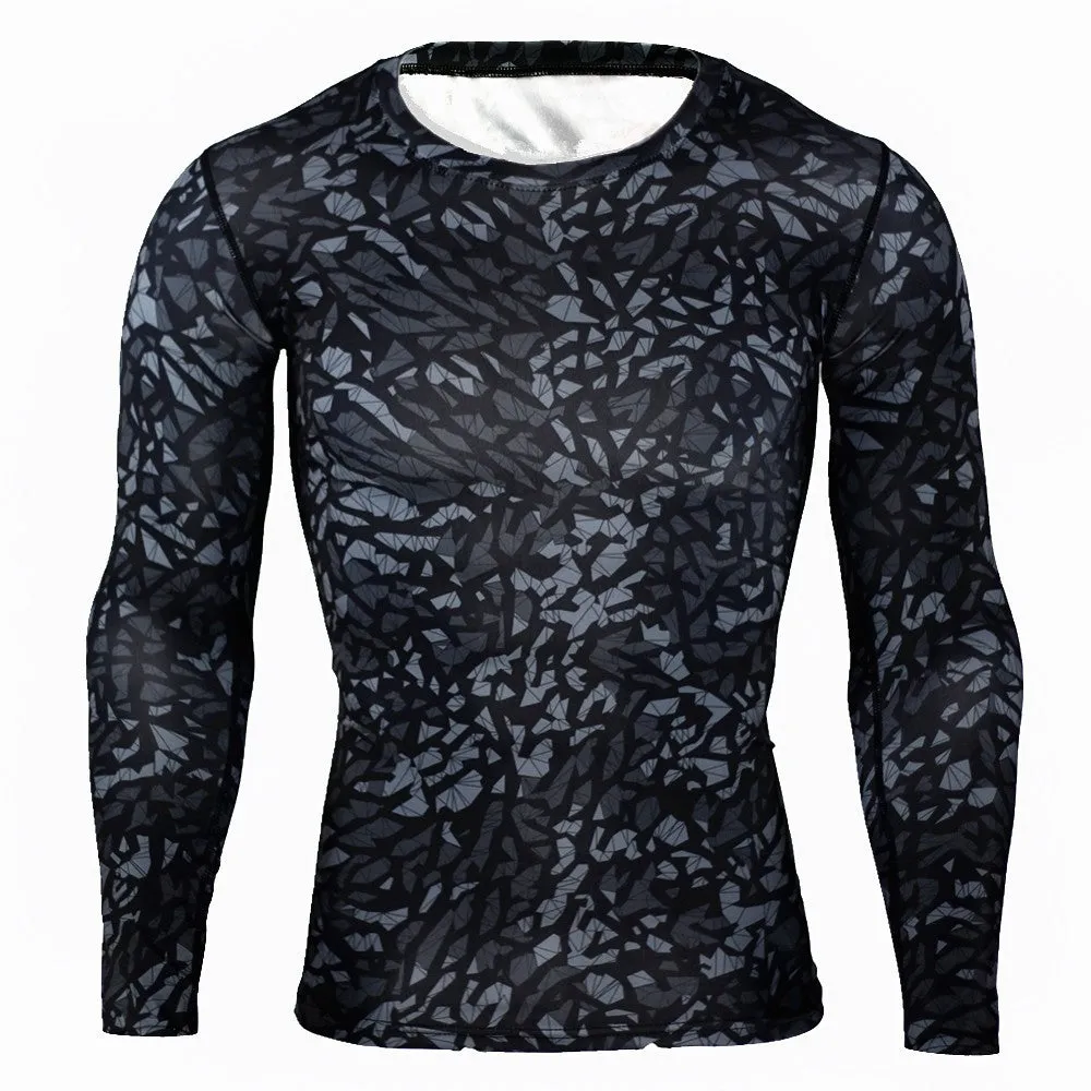 ARMY CAMOUFLAGE Compression Shirt for Men (Long Sleeve)