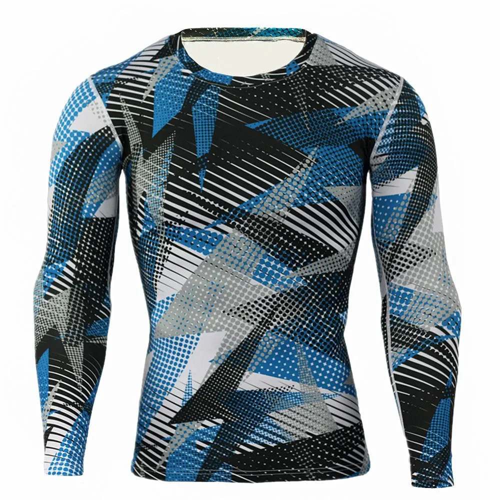 ARMY CAMOUFLAGE Compression Shirt for Men (Long Sleeve)