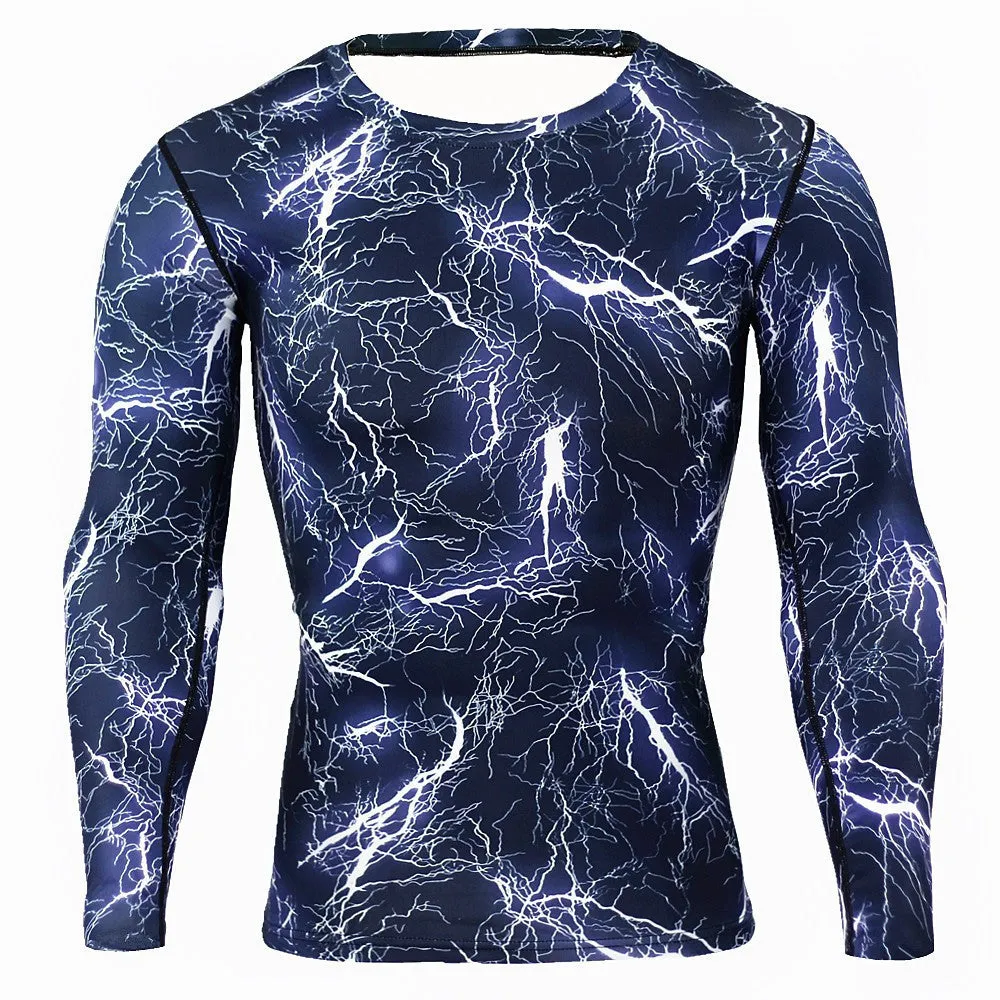 ARMY CAMOUFLAGE Compression Shirt for Men (Long Sleeve)