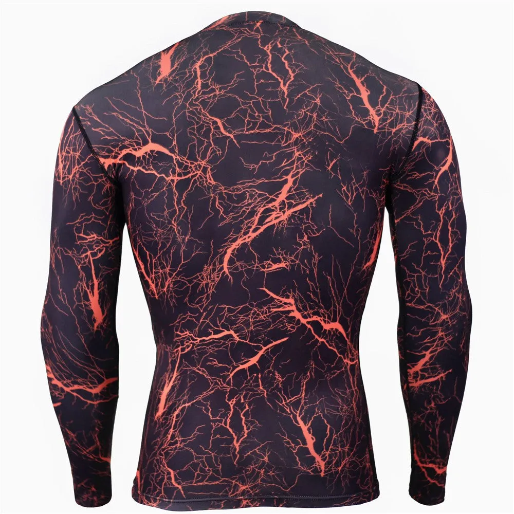 ARMY CAMOUFLAGE Compression Shirt for Men (Long Sleeve)