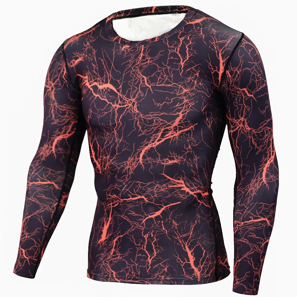 ARMY CAMOUFLAGE Compression Shirt for Men (Long Sleeve)