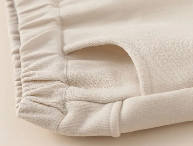 Aurora Lace Trim Winter Plush Pants
