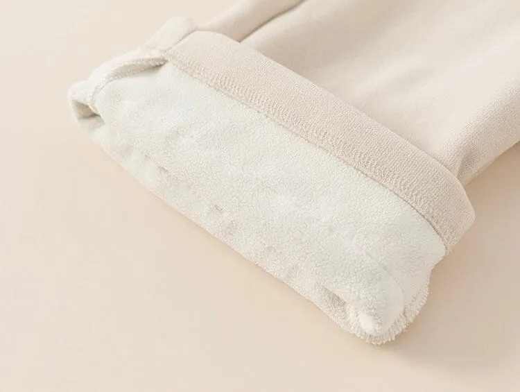 Aurora Lace Trim Winter Plush Pants