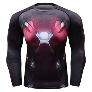 Avengers 3 Infinity War Iron Man Men's Compression Shirt
