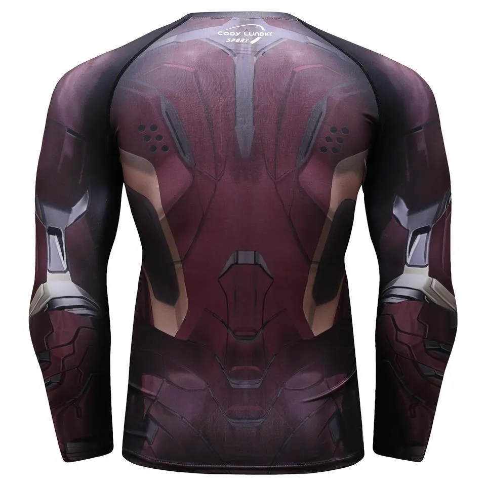 Avengers 3 Infinity War Iron Man Men's Compression Shirt