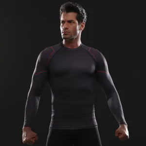 Avengers 3 IRON MAN Long Sleeve Compression Shirt
