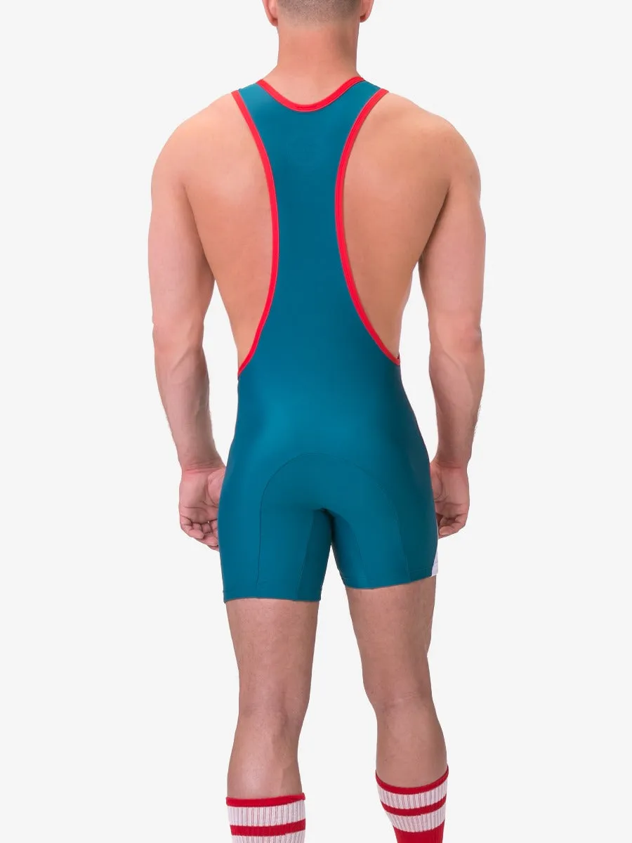 Barcode Berlin Singlet Luckenwalde Red White Petrol