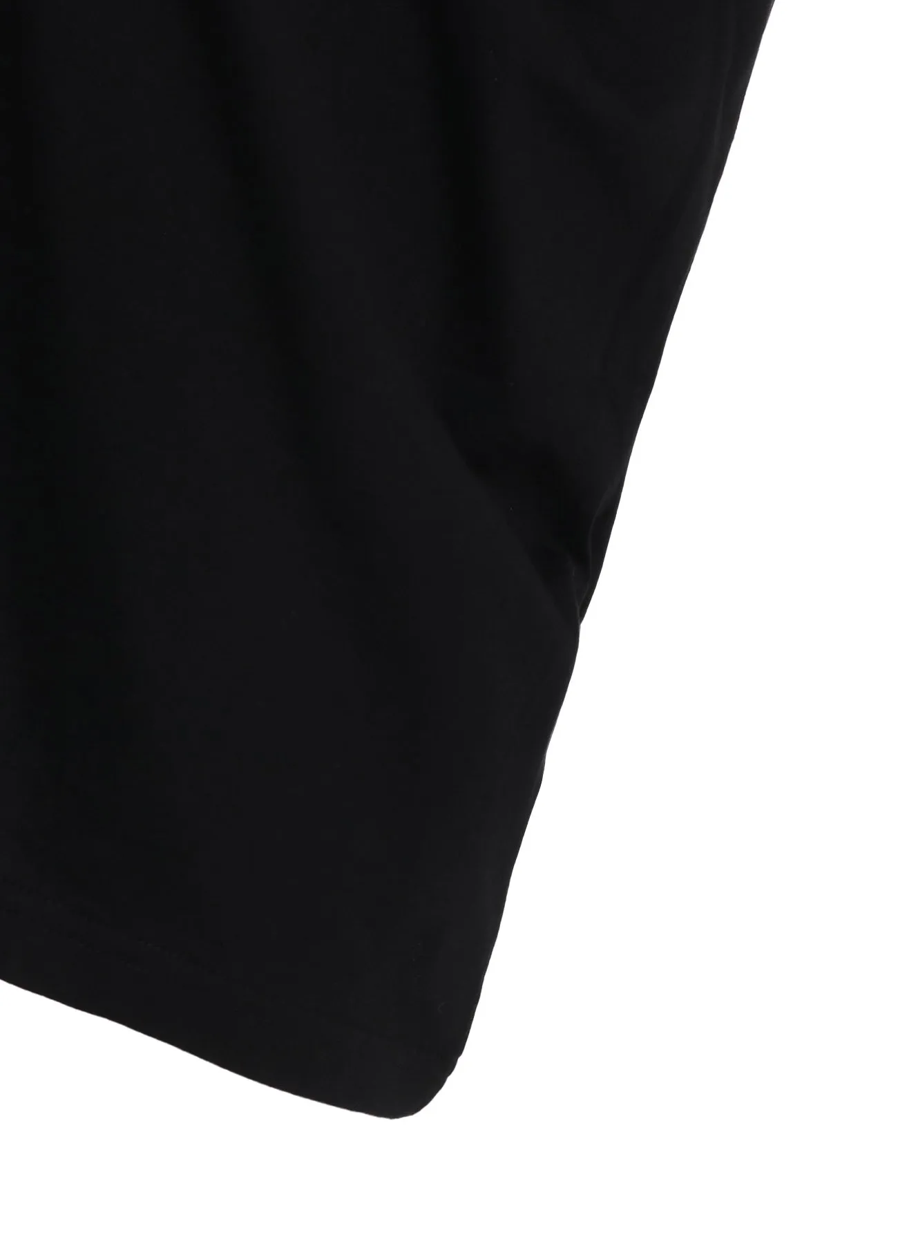 CABLE KNIT/JERSEY SWITCHING SHORT SLEEVE PULLOVER