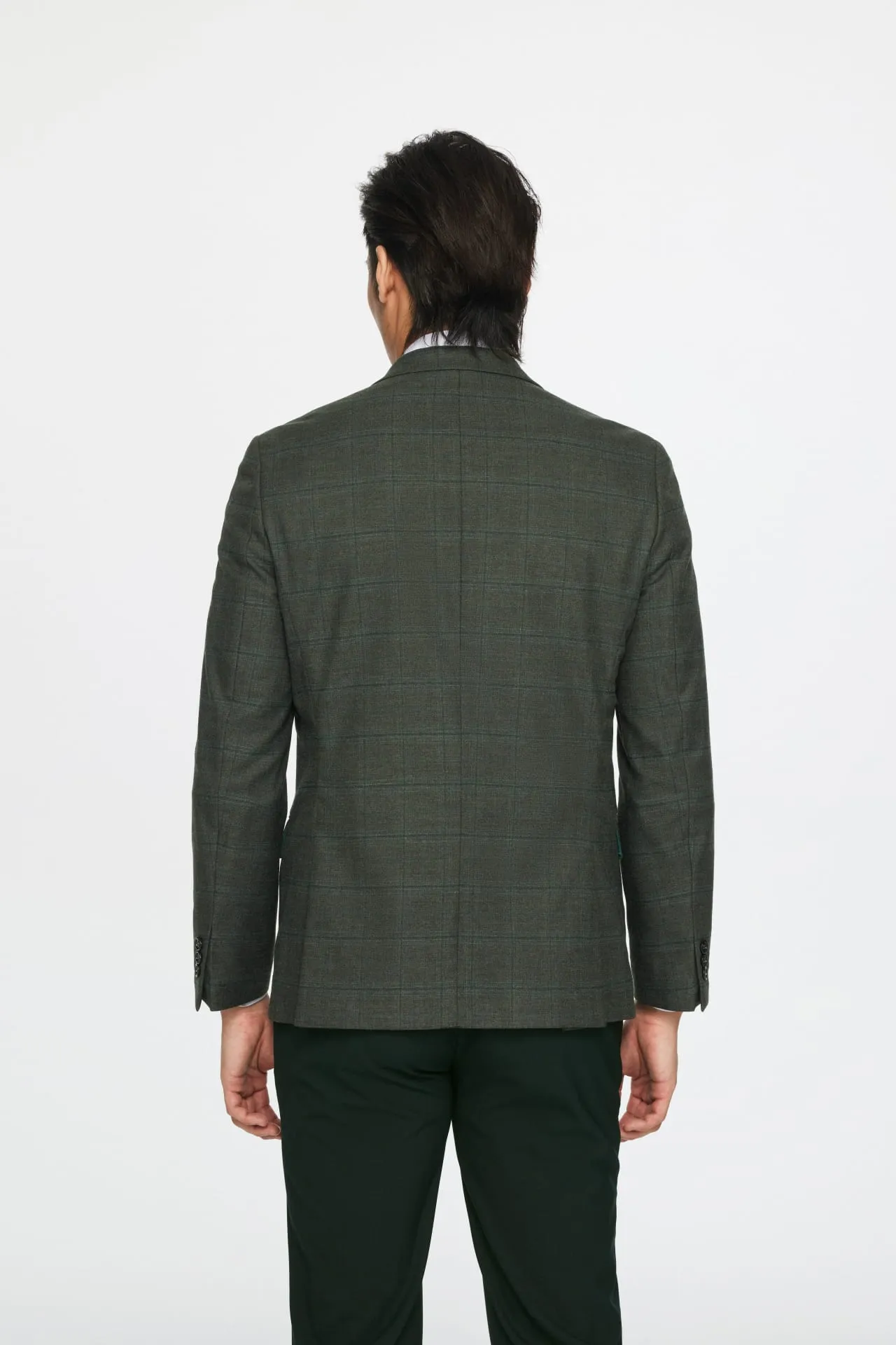 Check Multi Way Stretch Suit