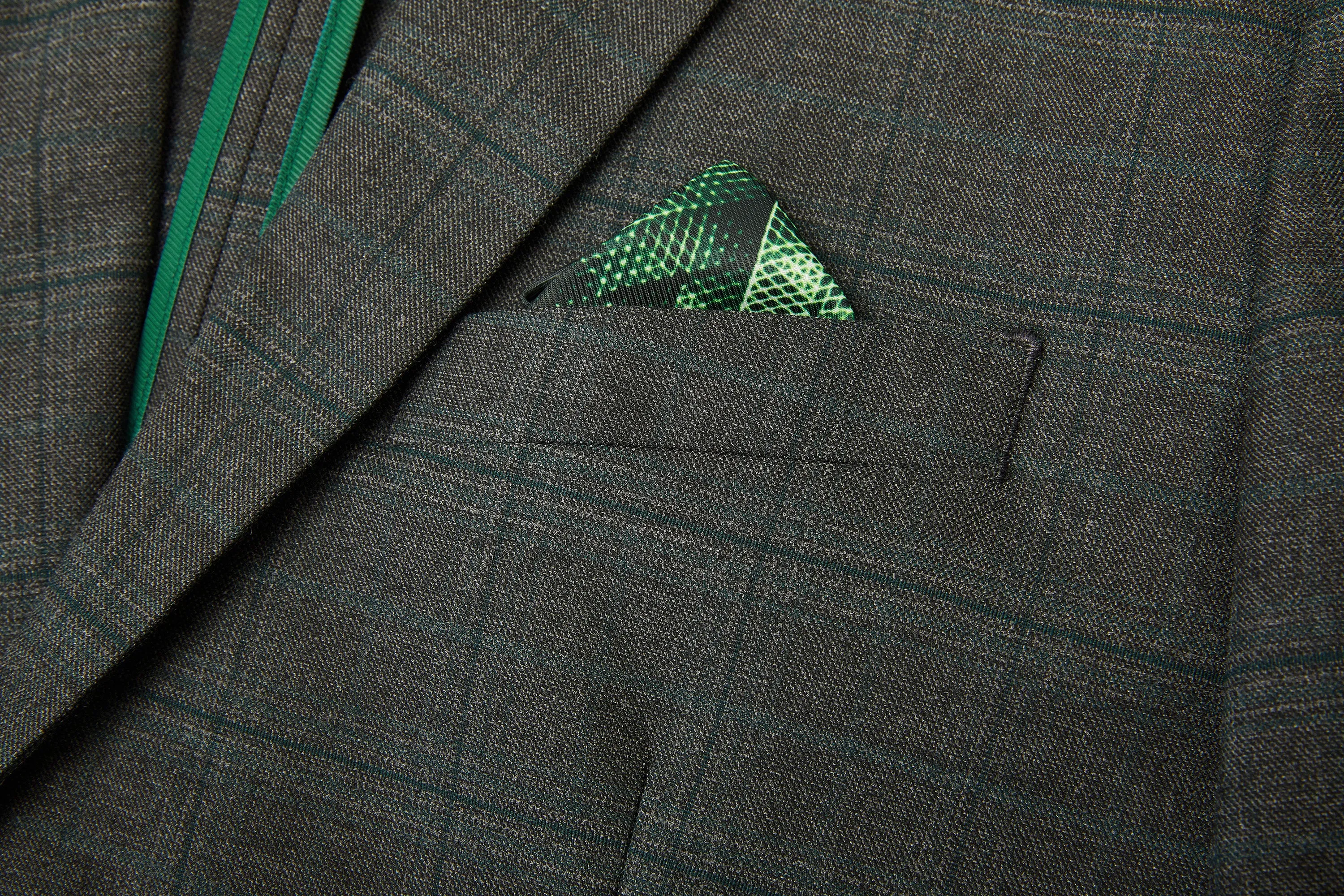 Check Multi Way Stretch Suit