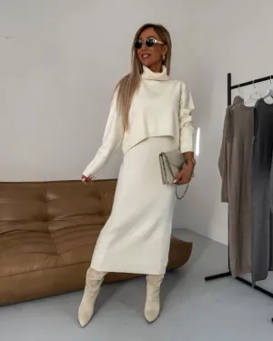 CLARISSA - Chic Two-Piece Knit Set