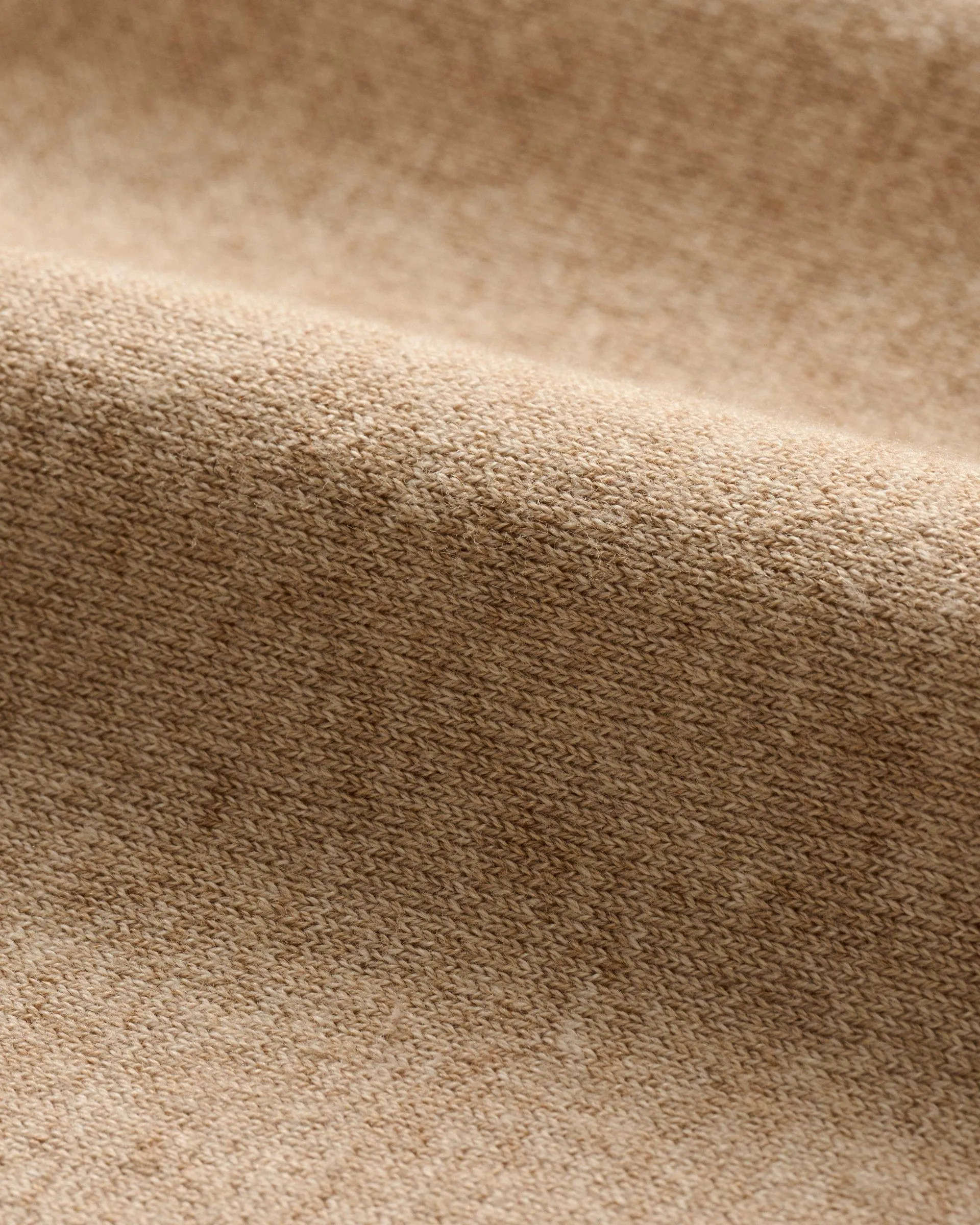 Desmond Plaited Cotton Blend 1/4 Zip Sweater
