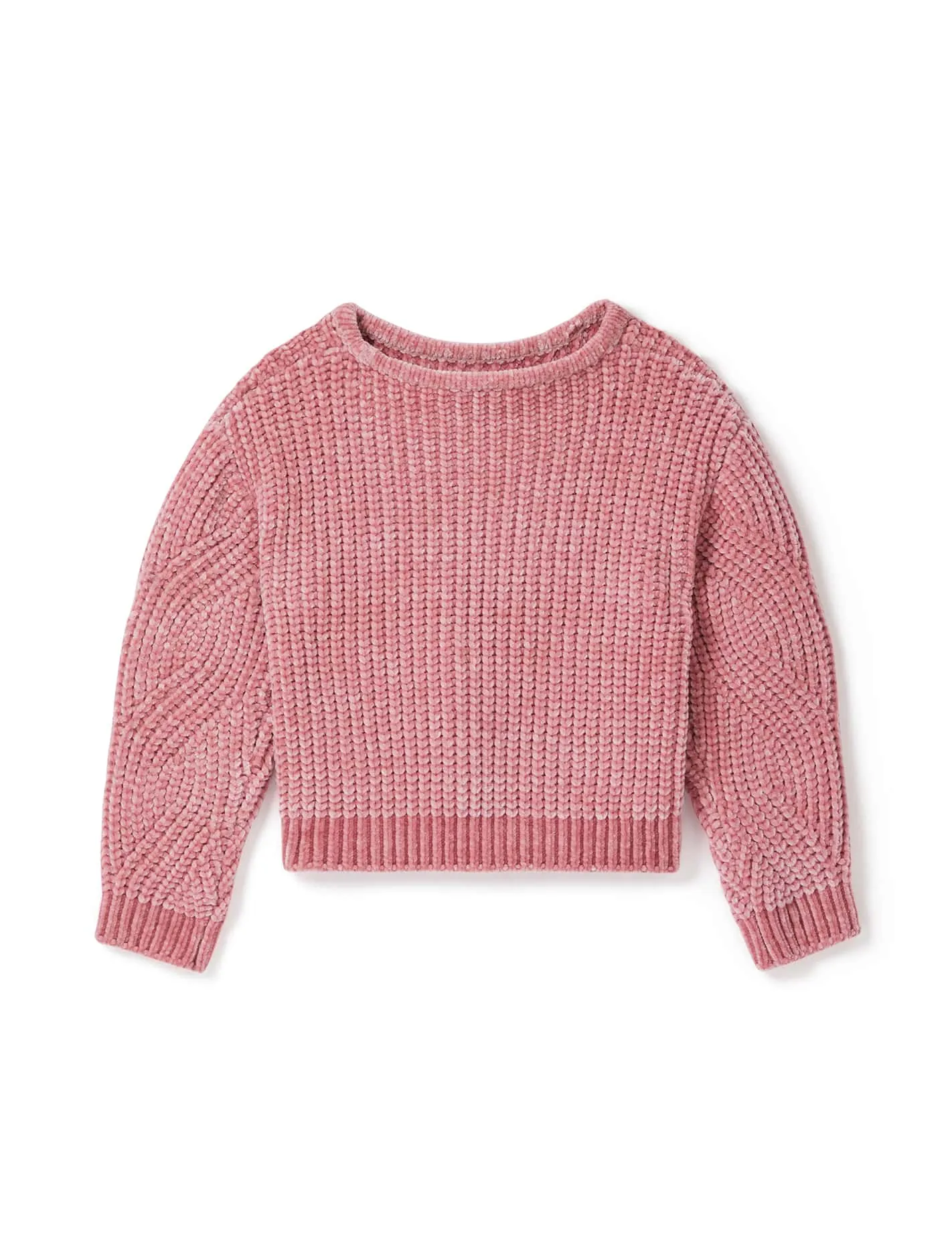 Francine Girls Cable Crew Top