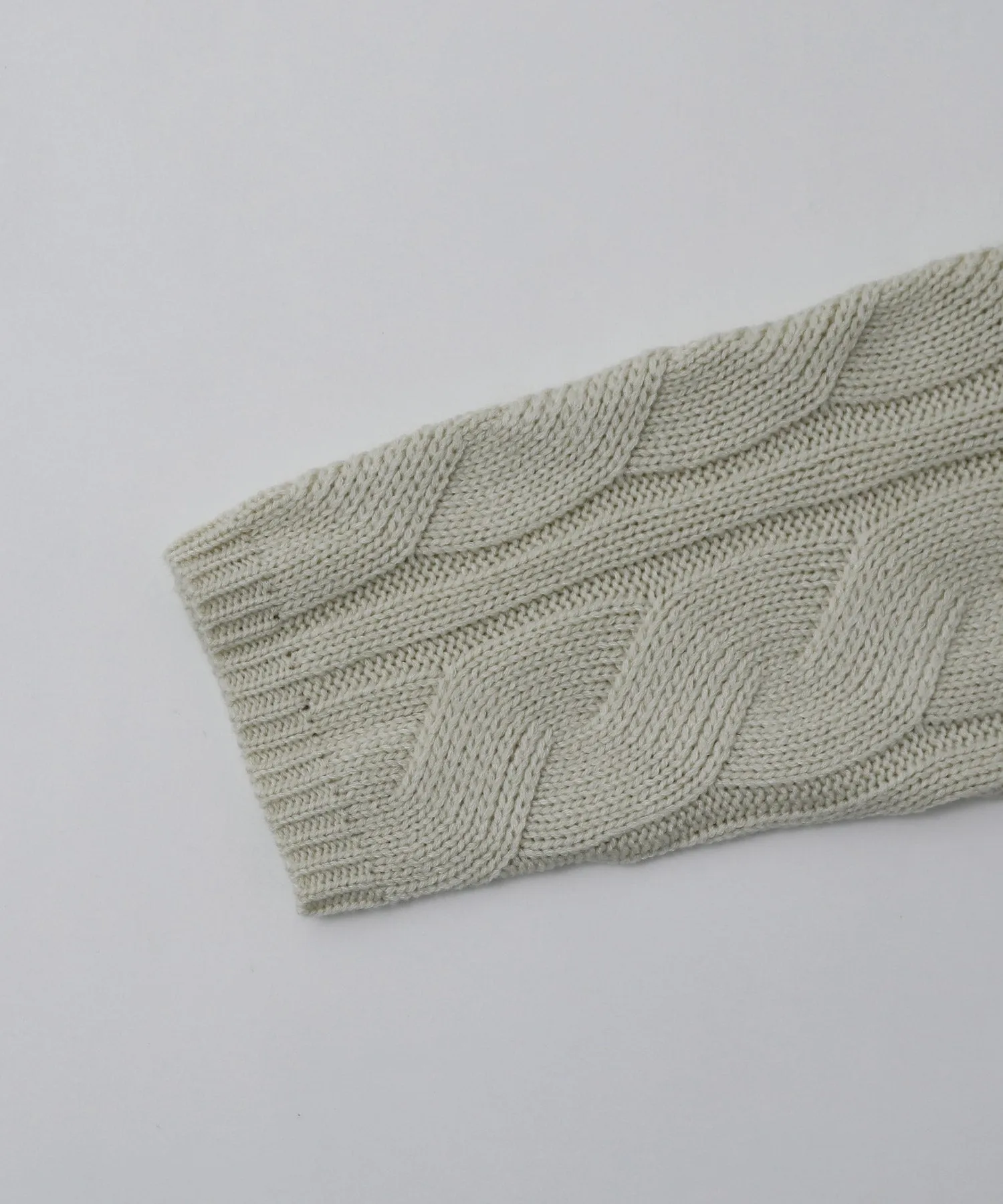 Half zip cable knit