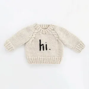 Hi. Crew Neck Sweater