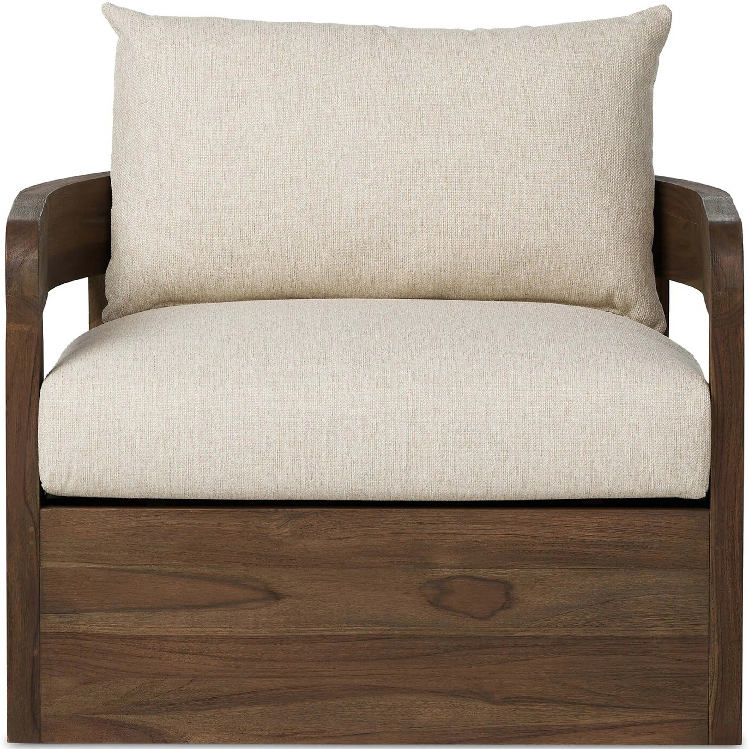 Jackson Outdoor Swivel Chair, Ellor Beige