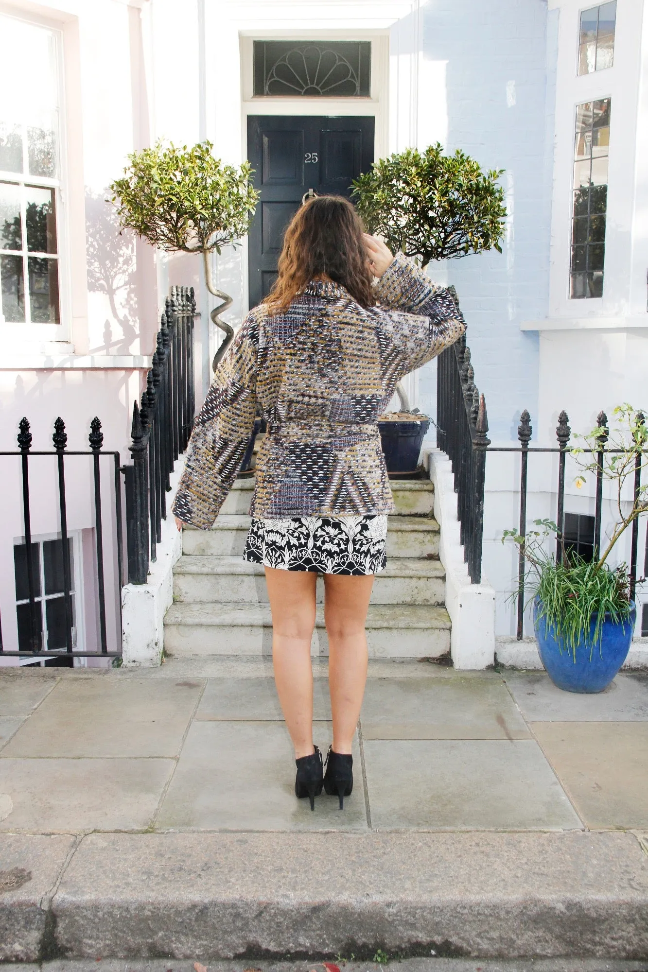 Kimono Style Knitted Wool - Winter Jacket