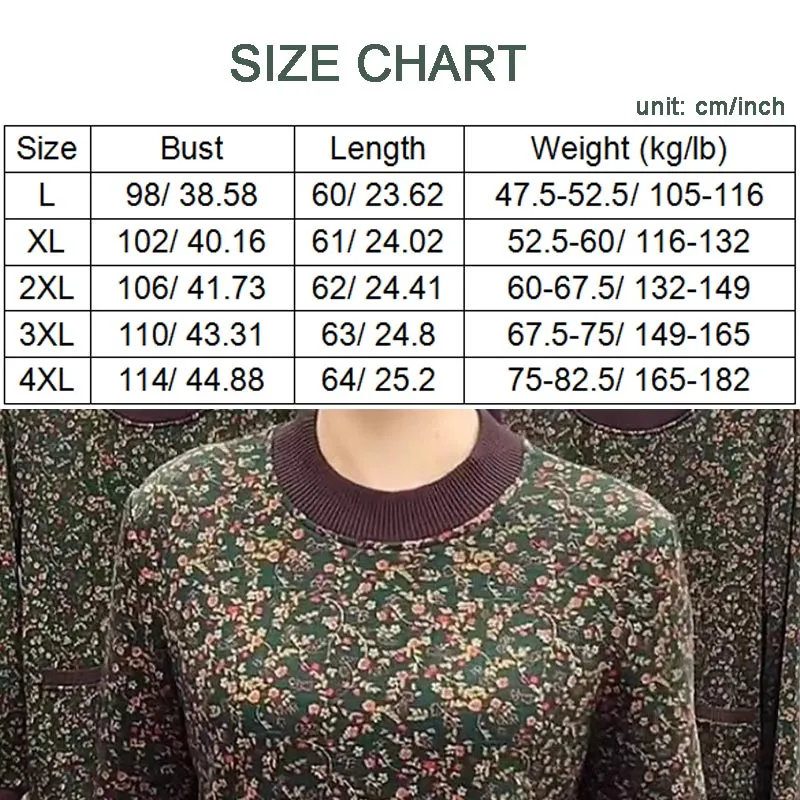 Nice Gift! Women’s Warm Plush Round Neck Pullover Bottom Shirt