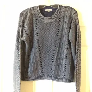 PBJ Cable Pullover Indigo BL385
