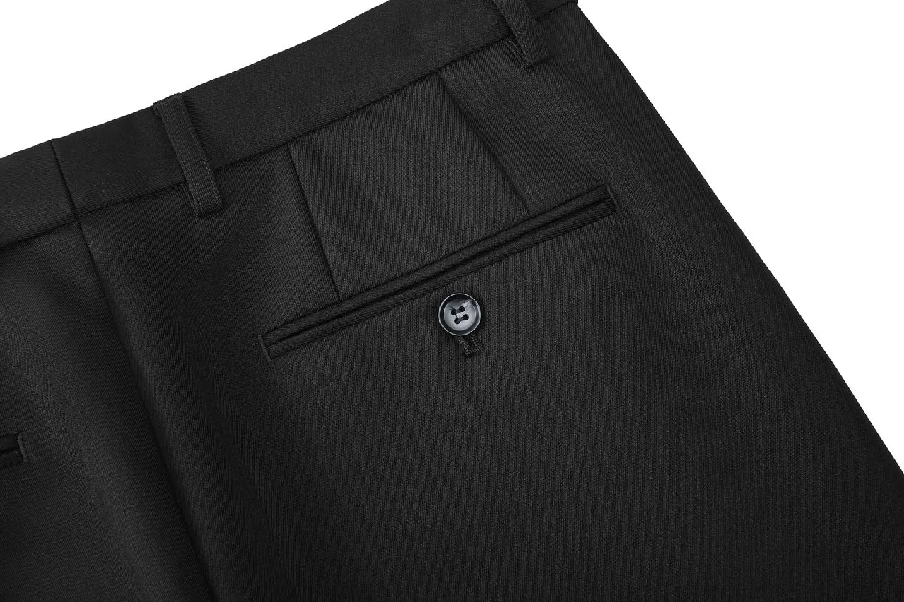 Teflon Finishing Stain Resistant Formal Pants in Elastic Smart Fit