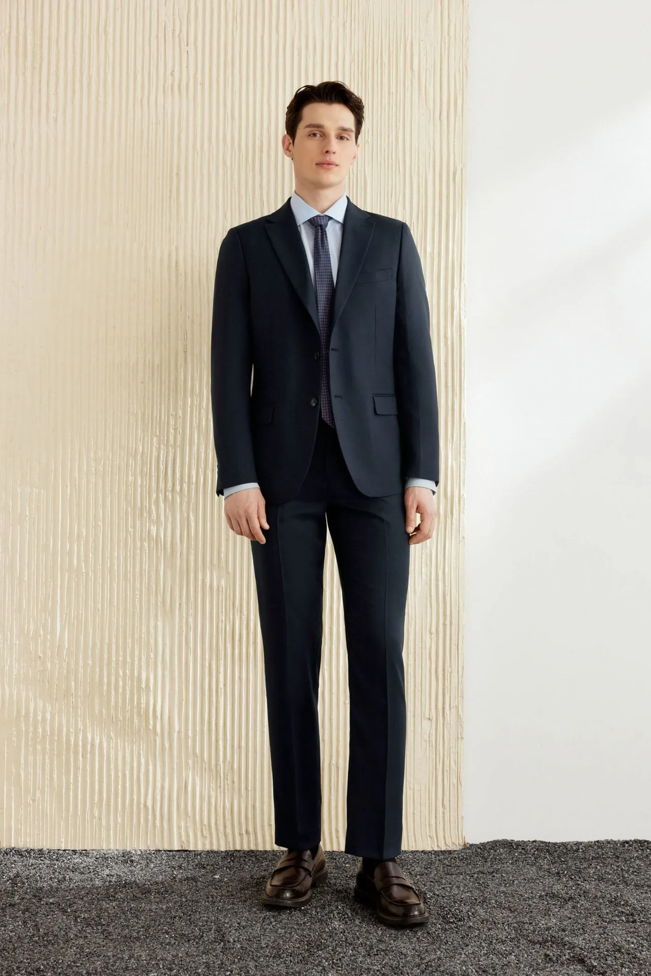 Teflon Finishing Stain Resistant Formal Pants in Elastic Smart Fit