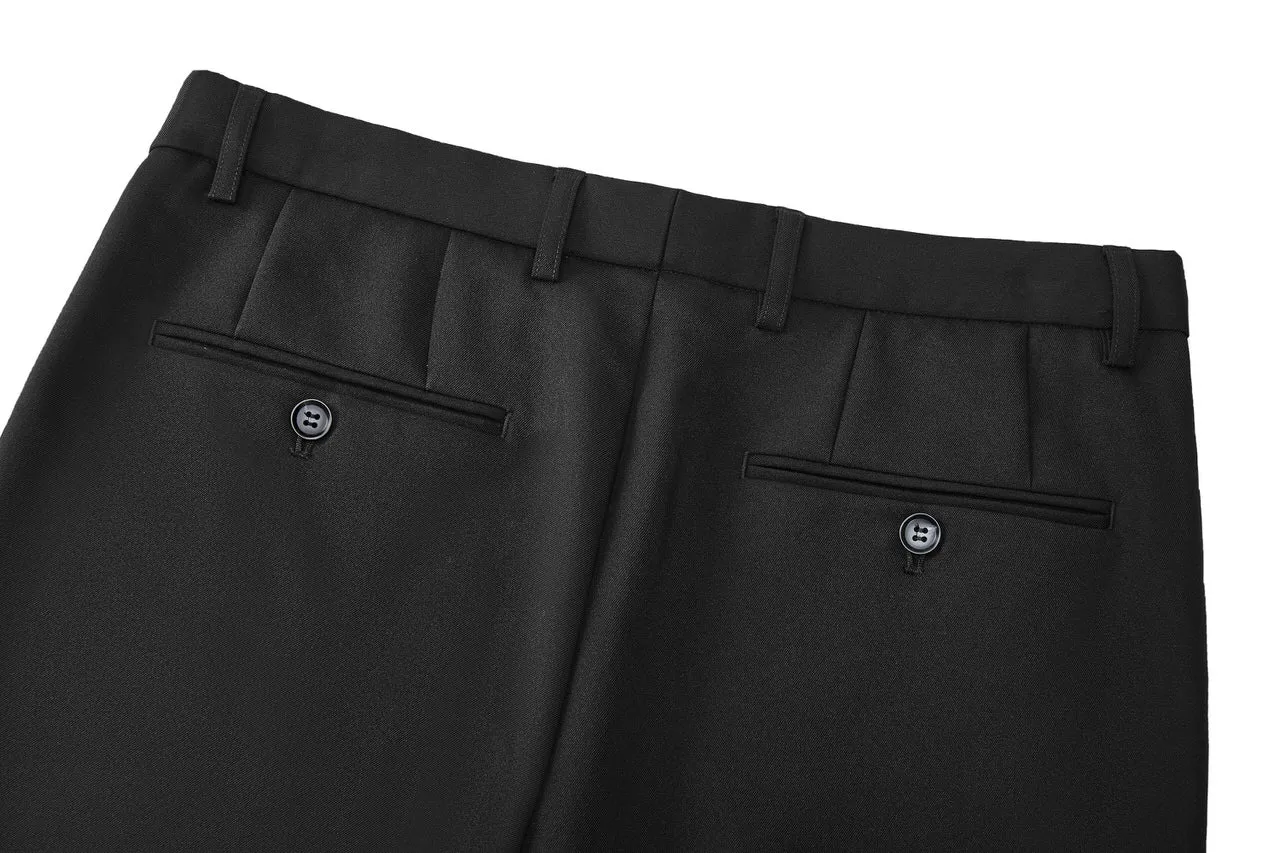 Teflon Finishing Stain Resistant Formal Pants in Elastic Smart Fit