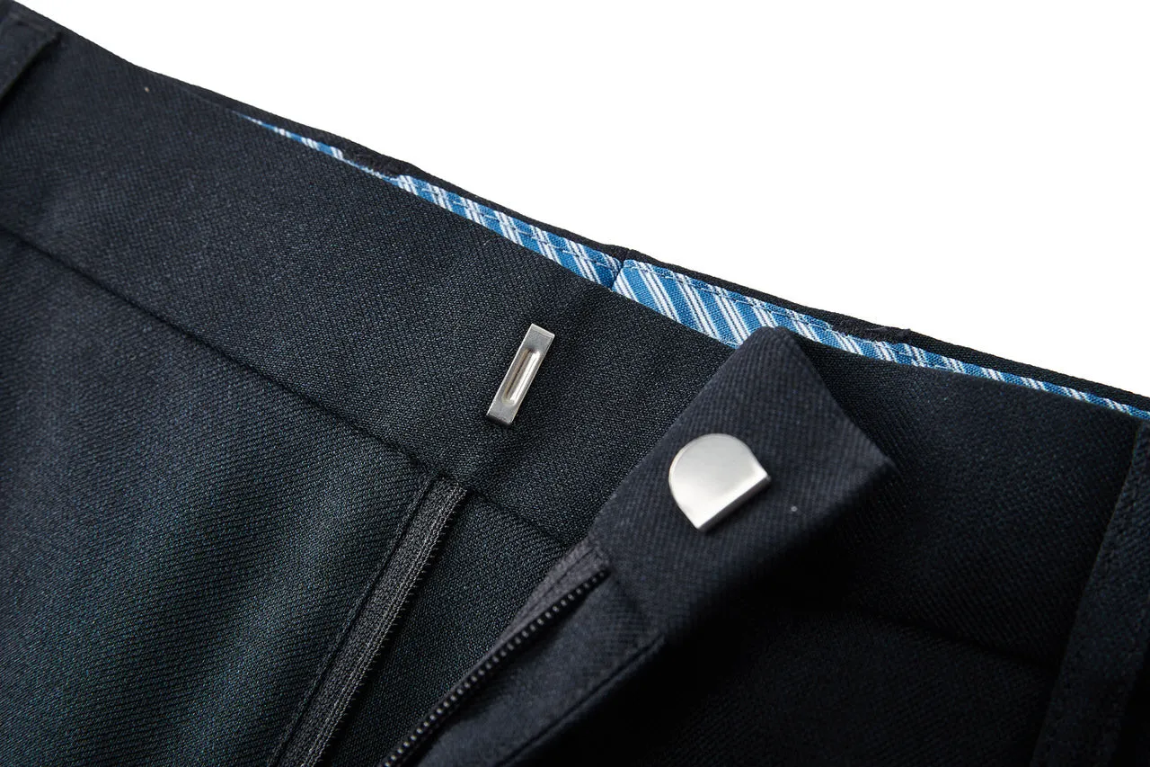 Teflon Finishing Stain Resistant Formal Pants in Elastic Smart Fit