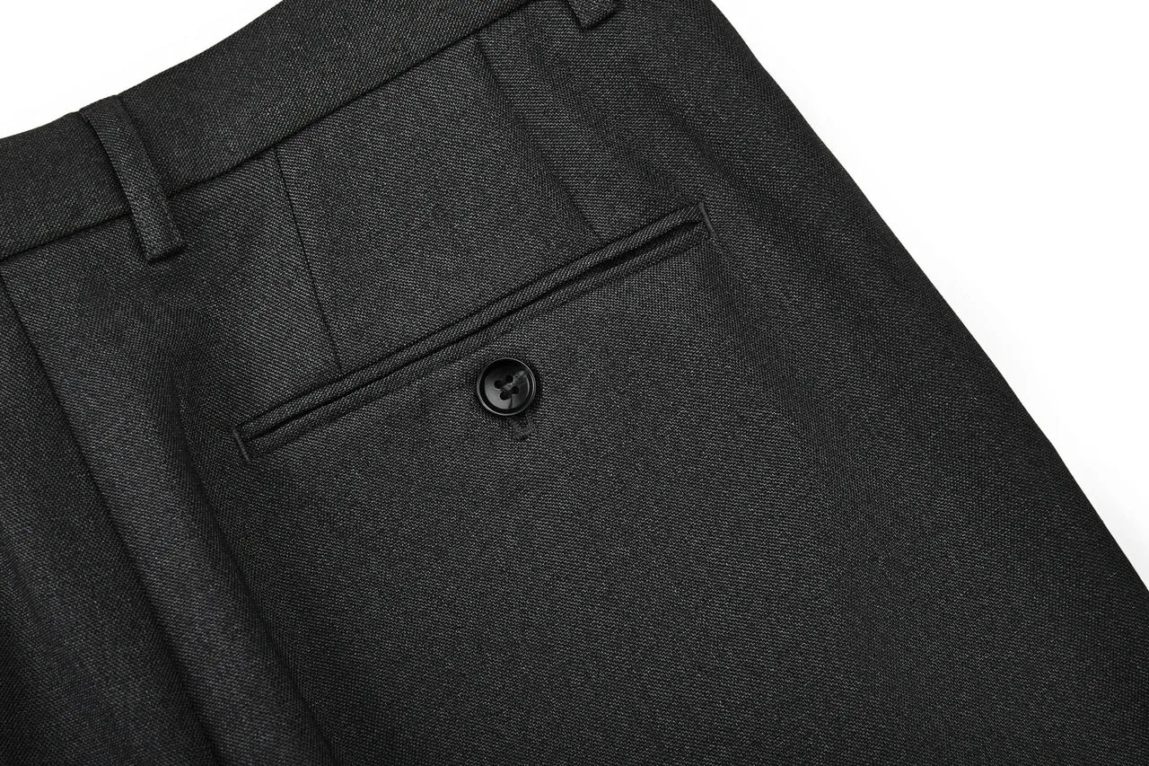 Teflon Finishing Stain Resistant Formal Pants in Elastic Smart Fit