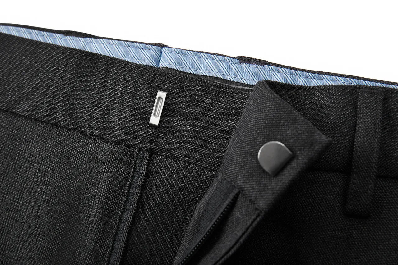Teflon Finishing Stain Resistant Formal Pants in Elastic Smart Fit