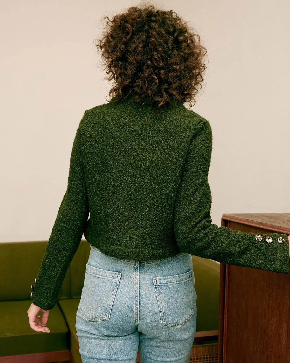 The Fluffy Metal Buckle Jacket