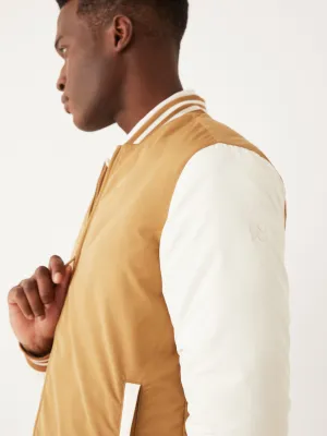 The Varsity Skyline Bomber in Amber