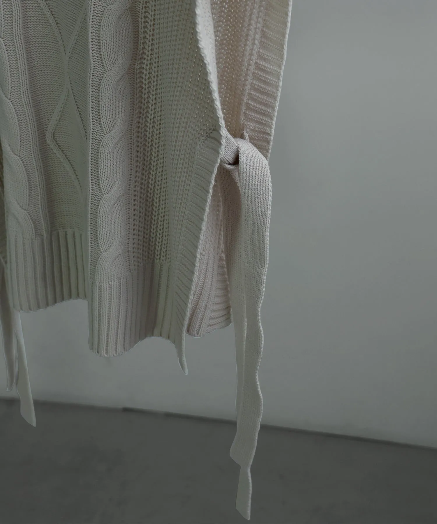 Turtleneck Knit Vest