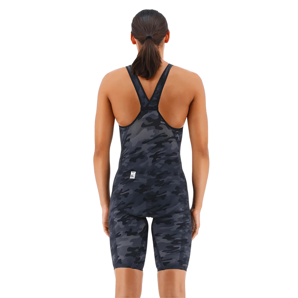 TYR Venzo Camo Black Closed Back Race Suit
