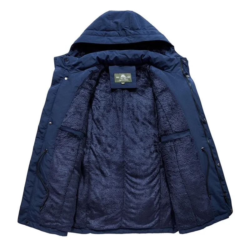 West Louis Fashion Casual Tactics Military Hooded Coat