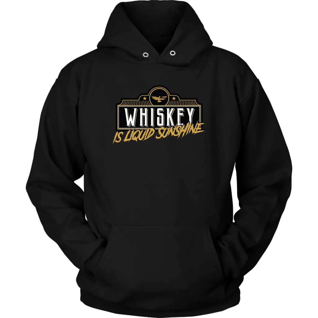 Whiskey Is Liquid Sunshine Unisex Hoodie