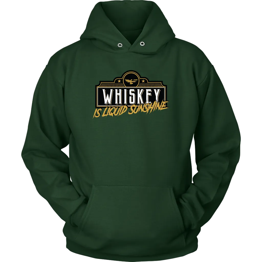 Whiskey Is Liquid Sunshine Unisex Hoodie