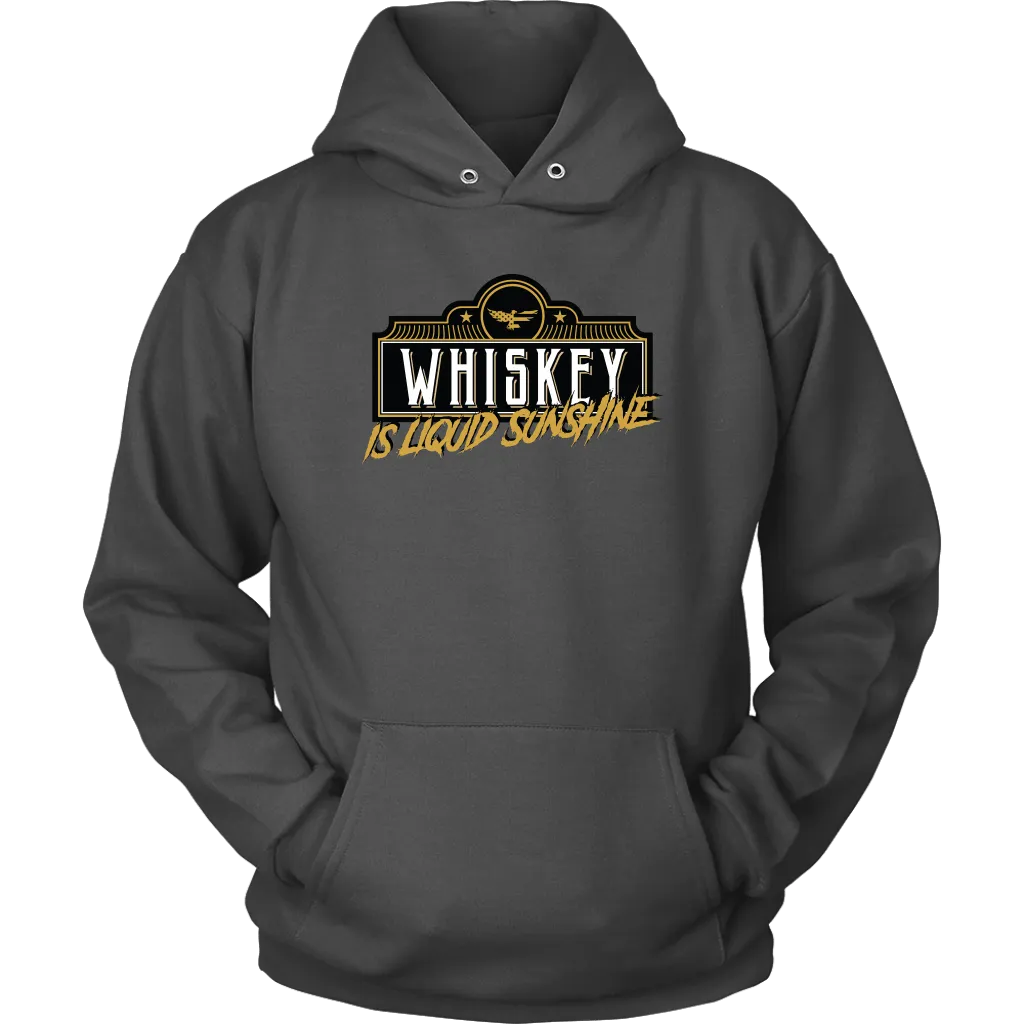 Whiskey Is Liquid Sunshine Unisex Hoodie