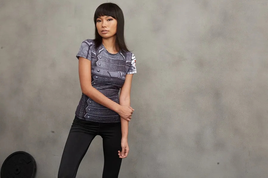 WINTER SOLDIER Compression Shirt for Women (Short Sleeve)